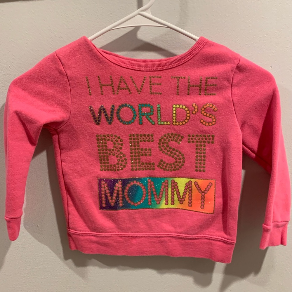 3/$12 Garaniums Pink Sweater